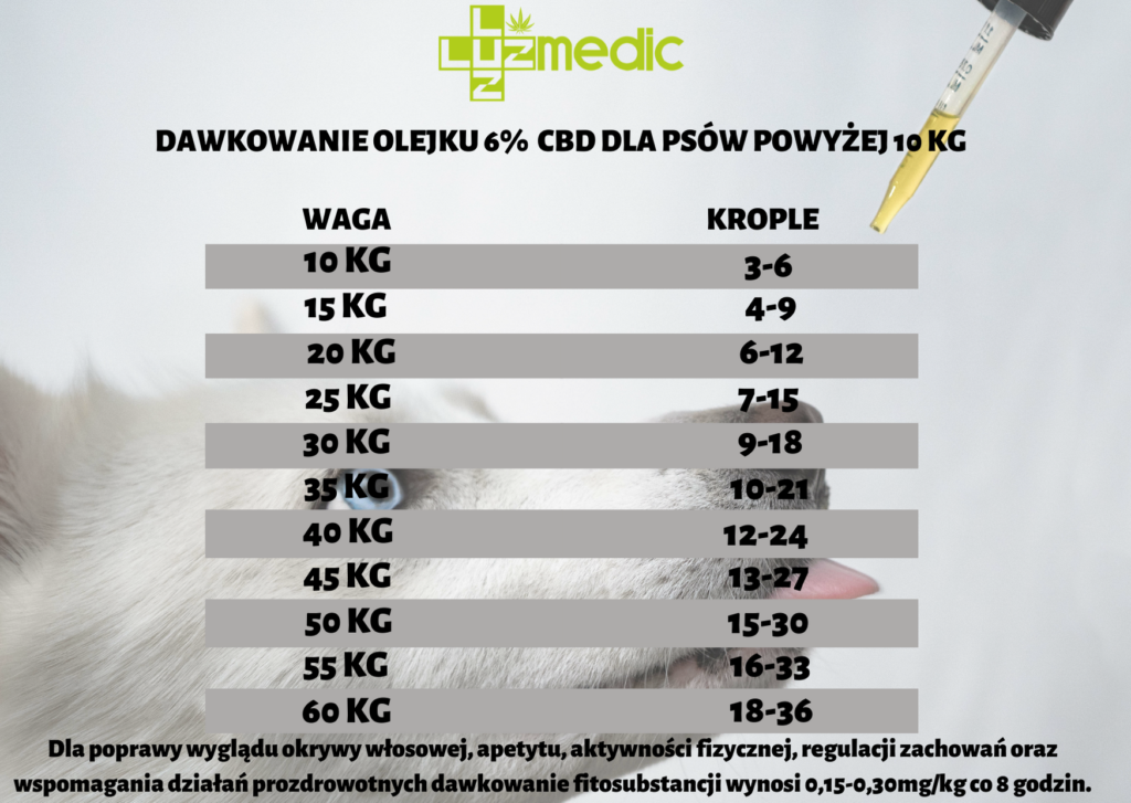 cbd dla psa dawkowanie