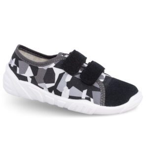 ZETPOL tenisówki kapcie chłopięce Cezar moro czarny