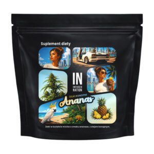 Żelki konopne Ananas Infused Nation 140g